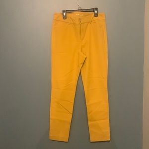 COPY - Mustard Yellow pixie cut pants old navy size 6